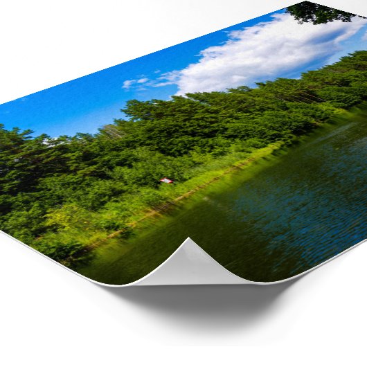 Naturlandschaft Landschaft Trees Belarus Plakat (Ecke)