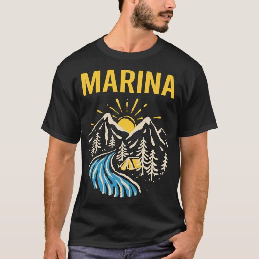 Naturlandschaft Marina T-Shirt (Vorderseite)