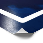 Naturlandschaft mit Palmen im Pool Fotodruck (Ecke)