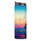 Naturlandschaft mit Palmenbäumen-25925 Thermosbecher (Nach rechts gedreht)