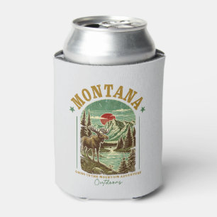 Naturlandschaft Montana - Wildnis, Berge, Fluss Dosenkühler