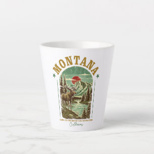 Naturlandschaft Montana - Wildnis, Berge, Fluss Milchtasse