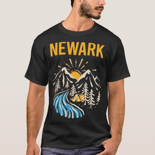 Naturlandschaft Newark T-Shirt (Vorderseite)