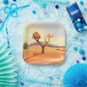 Naturlandschaft Pappteller (Party)