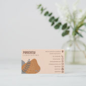 Naturlandschaft Pastellfarben Visitenkarte (Stehend Vorderseite)