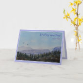 Naturlandschaft Personalisiert Geburtskarte Karte (Gelbe Blume)