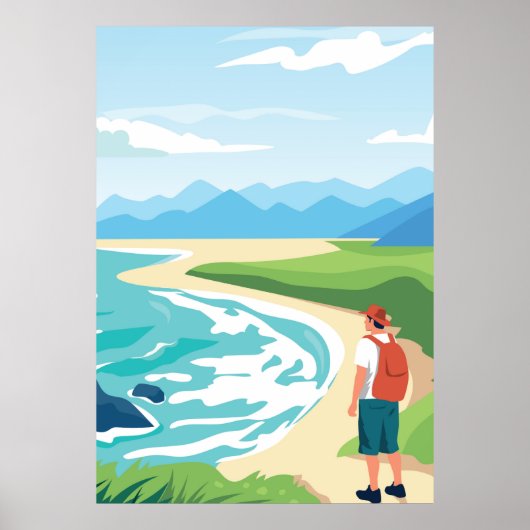 Naturlandschaft Poster (Vorne)