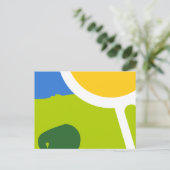 Naturlandschaft Postkarte (Stehend Vorderseite)