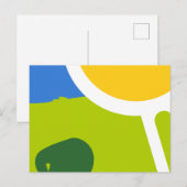 Naturlandschaft Postkarte (Vorne/Hinten)