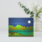 Naturlandschaft Postkarte (Stehend Vorderseite)