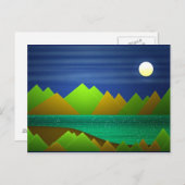 Naturlandschaft Postkarte (Vorne/Hinten)