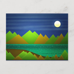 Naturlandschaft Postkarte