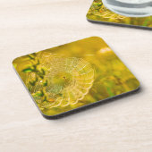 Naturlandschaft Spider Spiderweb Sonnenlicht Getränkeuntersetzer (Linke Seite)