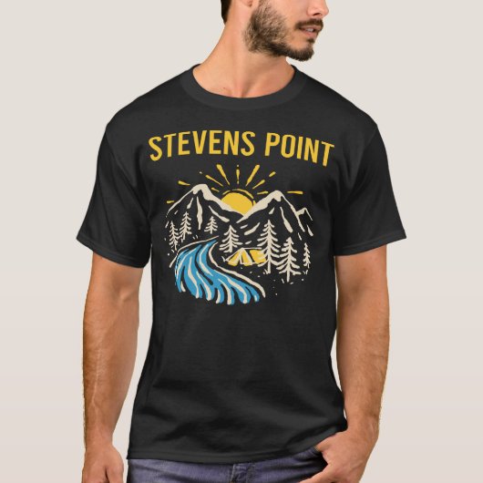 Naturlandschaft Stevens Point T-Shirt (Vorderseite)