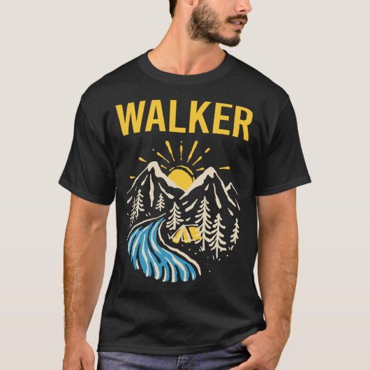 Naturlandschaft Walker T-Shirt (Vorderseite)