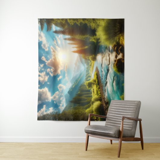 Naturlandschaft Wandteppich (Beispiel)