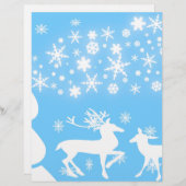 Naturlandschaften Jahreszeiten Winterschneeflocken (Vorne/Hinten)