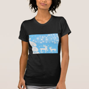 Naturlandschaften Jahreszeiten Winterschneeflocken T-Shirt