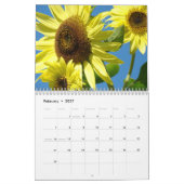 Naturlandschaftskalender Sonnenblumen Sonnenblumen Kalender (Feb 2027)