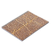 Naturlederbuchdecktextur abstrakt, alt, notizblock (Linke Seite)