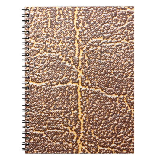 Naturlederbuchdecktextur abstrakt, alt, notizblock (Vorderseite)