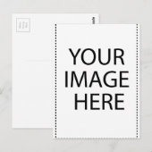 Naturleerkarte Postkarte (Vorne/Hinten)