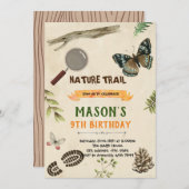 Naturlehrpfad - Einladung zum Geburtstag (Vorne/Hinten)