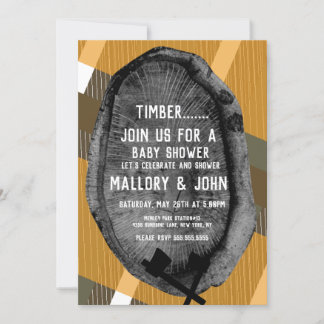 Naturlehrpfad Wälder Abenteuer Lumbarjack Fall Einladung