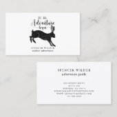 Naturleitfaden für Wasserfarbenwälder Visitenkarte (Vorne/Hinten)