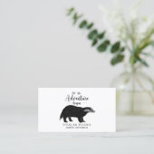 Naturleitfaden für Wasserfarbenwälder Visitenkarte (Stehend Vorderseite)