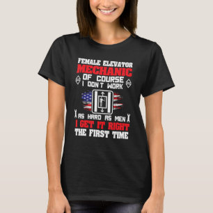 Natürlich arbeite ich nicht so fleißig wie Männer T-Shirt
