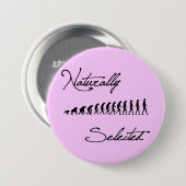 Natürlich ausgewähltes Evolutions-Shirt Button (Vorne & Hinten)