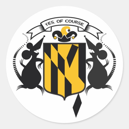 Natürlich Baltimore Aufkleber (Vorderseite)