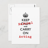 NATÜRLICH behalten Postkarte (Vorne/Hinten)