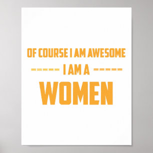 Natürlich bin ich phantastisch, dass ich Frauen bi Poster