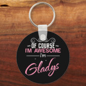 Natürlich bin ich Phantastisch, dass ich froh bin Schlüsselanhänger (Vorderseite)