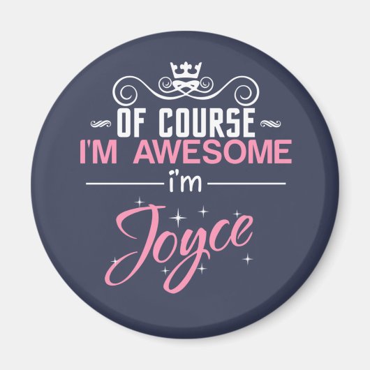 Natürlich bin ich Phantastisch, dass ich Joyce-Nam Magnet (Vorne)