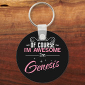 Natürlich bin ich Phantastisch, Genesis zu sein Schlüsselanhänger (Vorderseite)