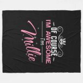 Natürlich bin ich Phantastisch, ich bin Milliennam Fleecedecke (Vorderseite (Horizontal))