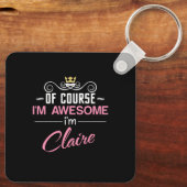 Natürlich bin ich Phantastisch Schlüsselanhänger (Rückseite)