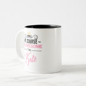 Natürlich bin ich Phantastisch Zweifarbige Tasse (Vorderseite Links)