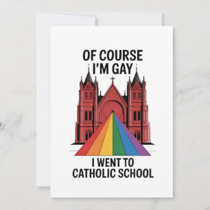 Natürlich bin ich schwul, ich ging zu LGBTQ an der Einladung
