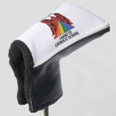 Natürlich bin ich schwul, ich ging zu LGBTQ an der Golf Headcover (3/4 Vorderseite)
