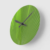 Natürlich Coole Oberflächen_Palm Frond strahlend Runde Wanduhr (Winkel)