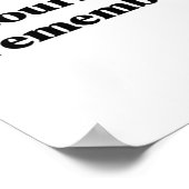 Natürlich erinnere ich mich an Aufkleber Poster (Ecke)