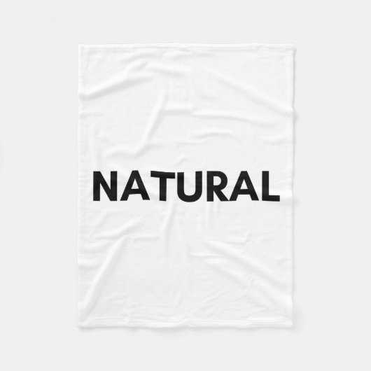 natürlich fleecedecke (Vorderseite)