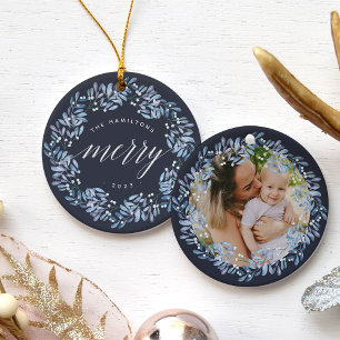 Natürlich Freude   Sehr Personalisiertes Foto Keramik Ornament