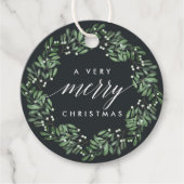 Natürlich Freude | Weihnachtsmarken für Wasserfarb Geschenkanhänger (Vorderseite)