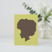 Natürlich"für Postkarte (Stehend Vorderseite)