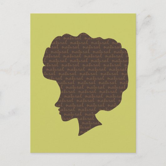 Natürlich"für Postkarte (Vorderseite)